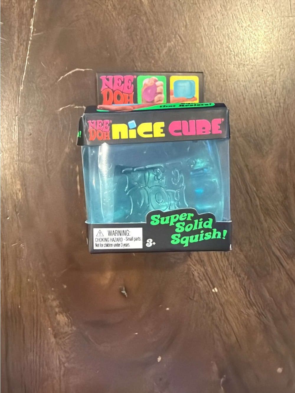 Needoh Nice Cube Super Solid Squish! - Blue